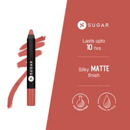 SUGAR Matte As Hell Crayon Lipstick - 04 Holly Golightly - with Sharpener image 3