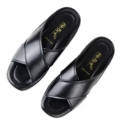 HikBi Men Open Toe Lightweight Leather Comfort Sandals-picture-23