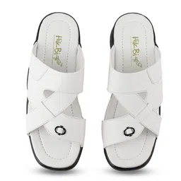 HikBi Men Open Toe Lightweight Leather Comfort Sandals-image-94