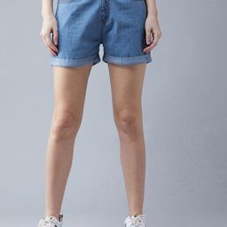 The Roadster Lifestyle Co. Women High-Rise Regular Shorts-picture-47
