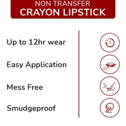 MATTLOOK Non Transfer Power Last Lip Stain Crayon Lipstick - Candy Maroon 06 image 5