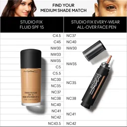 M.A.C Studio Fix Every-Wear All-Over Face Pen Concealer 12ml - Shade NC42 image 4