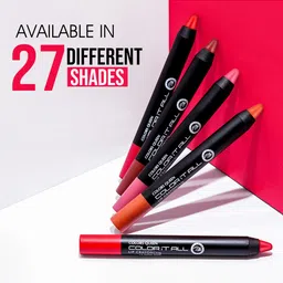 Colors Queen Color It All Non Transfer Matte Lip Crayon With Sharpener-3.5g-Choco Block 25 image 4