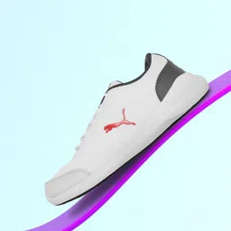 Puma Men White Woven Design Puma Forza Running Shoes-56