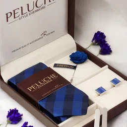 PELUCHE Unisex Blue & Silver-Toned Accessory Gift Set-picture-14