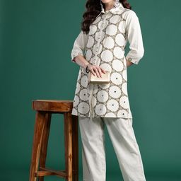 Indo Era Printed Regular Kurta with Trousers-57