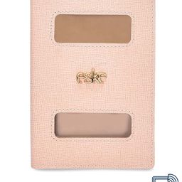 Eske Men Nude-Coloured Solid Leather Passport Holder-image-19