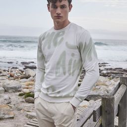 Mufti Abstract Printed Slim Fit Pure Cotton Pullover Sweatshirt-picture-10