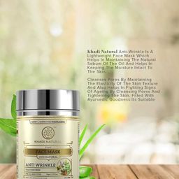 Khadi Natural Unisex Anti-Wrinkle Herbal Face Mask 50 g image 2