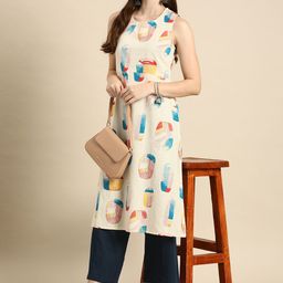 Anouk Printed Quirky Kurta image 2
