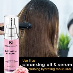 KEHAIRTHERAPY Set Of Ultra Smooth Shampoo 250ml & Conditioner 250ml With Rose Serum 50ml image 3