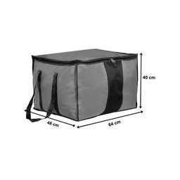 Kuber Industries Grey Solid Large Size Canvas Multi-Purpose Storage Bag image 5