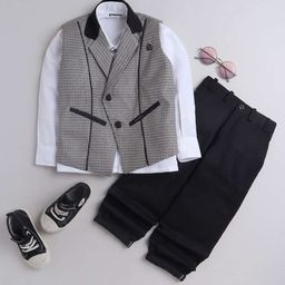 DKGF FASHION Boys 3-Piece Suit Set-image-46