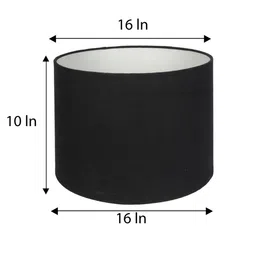 Grated Ginger Black Printed Bedside Standard Table Lamp with Shade image 3