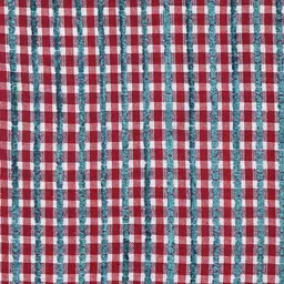 KLOTTHE Red & Grey Set of 5 Checked Square Cushion Covers image 3