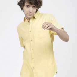 KETCH Men Beige Slim Fit Casual Shirt-image-20