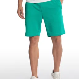 ARTICALE Men Green Slim Fit Shorts-picture-25