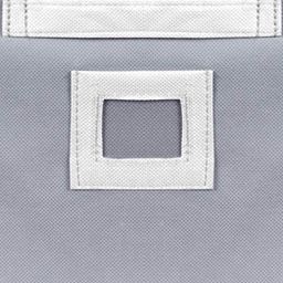 Kuber Industries Set Of 3 Grey Solid Foldable Storage Boxes With Handle image 5