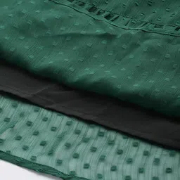 Antheaa Curve Plus Size Dooby Weave Chiffon Dress image 2