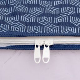 HOMESTRAP Set Of 12 Navy Blue & White Printed Saree Organisers image 2