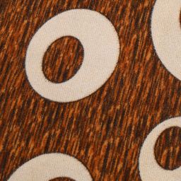 Kuber Industries Brown & Beige Circle Printed Rectangular Door Mat image 4