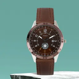 Timex Men Brown Dial Watch TI000U90300-13