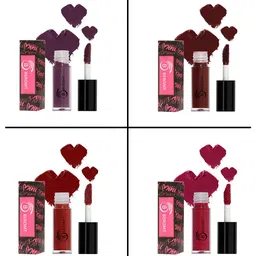 BEROMT Set of 4 Date Matte Mini Lipsticks - 6.4ml image 2