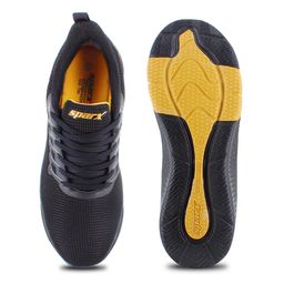 Sparx Men Black Mesh Running Non-Marking Shoes image 5