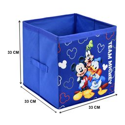 Kuber Industries Set Of 3 Disney Printed Foldable Storage Boxes With Handles image 3