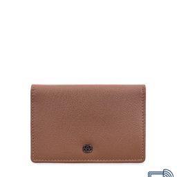 Eske Unisex Tan Brown Solid Leather Card Holder-picture-48