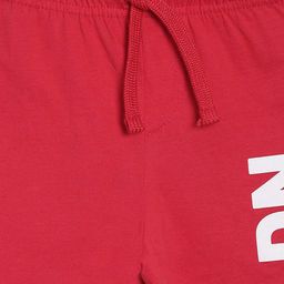 3PIN Boys Pack Of 2 Red Printed Regular Fit Regular Shorts image 3