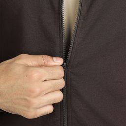 XYXX Front-Open Mock Collar Cotton Sweatshirt image 2