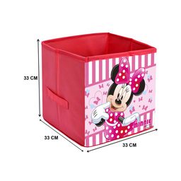 Kuber Industries Set Of 2 Disney Printed Foldable Storage Boxes With Handles image 2