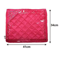 Kuber Industries Set Of 6 Solid Single Packing Saree Cover Organizer image 3