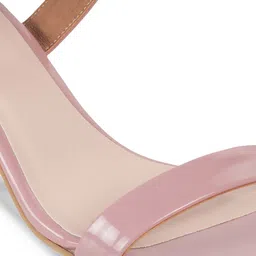 Metro Open Toe Block Heels With Backstrap image 4