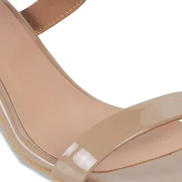 Metro Open Toe Block Heels With Backstrap image 3