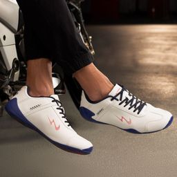 Campus Men White PU Sneakers-image-6