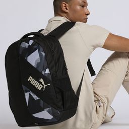 Puma Unisex Black Camouflage Derby Backpack IND-27