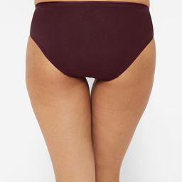 SOIE Pack of 3 High Rise Full Coverage Solid and Printed Cotton Stretch Hipster Briefs image 5