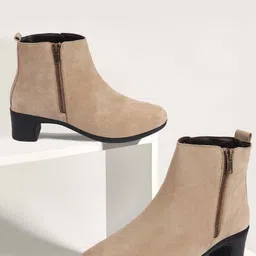 FAUSTO Women Mid-Top Chelsea Boots-picture-40