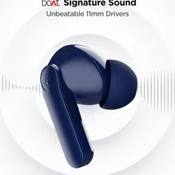 boAt Airdopes 131 Pro M TWS with Quad Mic ENx Bluetooth Earbuds - Navy Blue image 2