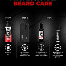 BEARDO Set Of 2 Beard & Hair Growth Oil For Thicker & Longer Beard - 50ml Each image 3