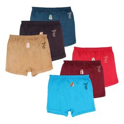 Kids Basket Boys Pack Of 6 Cotton Basic Briefs M-BY-KBPLAIN-DR-6PC-image-12