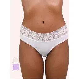 TFW Women Hipster Solid Panties with Lace Trims (Pack of 3)-picture-33