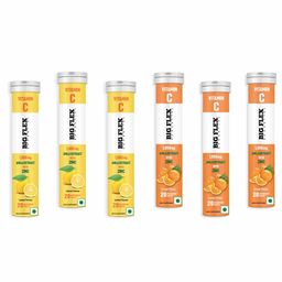 Big Flex Vitamin-C,  20 tablet(s)  Orange & Lemon (Pack of 6) -30
