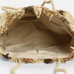 haute sauce by  campus sutra HAUTE SAUCE by Campus Sutra Striped Structured Shoulder Bag with Tasselled image 3