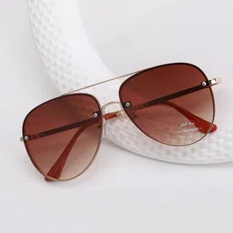 Carlton London Women Aviator Sunglasses With UV Protected Lens CLSW221-39