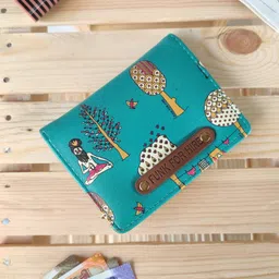 Funk For Hire Printed PU Water Resistant Two Fold Wallet-15