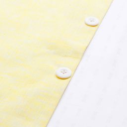 SOJANYA PLUS Men Plus Size Lemon Yellow Woven-Design Nehru Jacket image 5