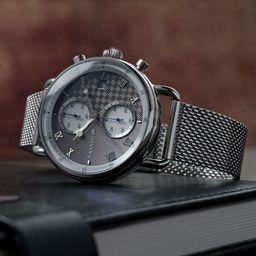EARNSHAW Men Steel Bracelet Style Straps Analogue Chronograph Watch ES-8090-22-image-50